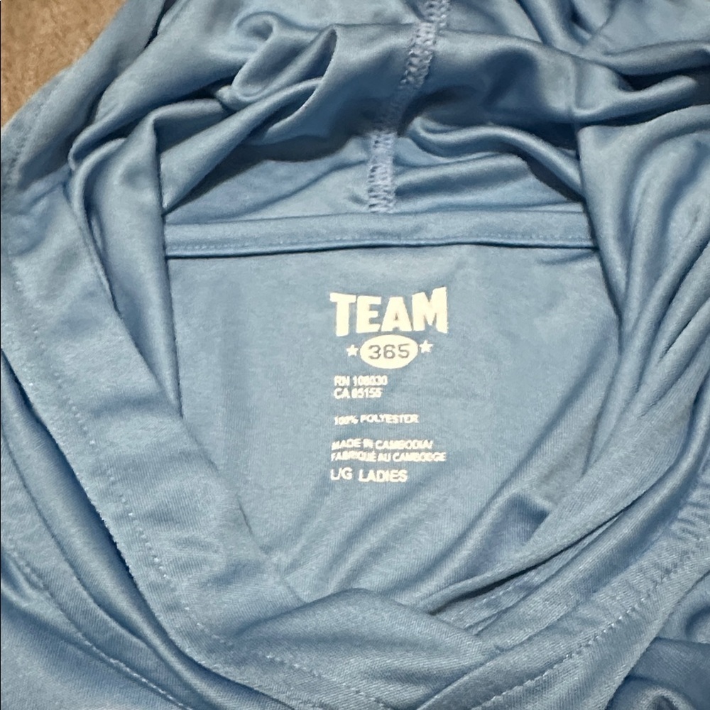 Blue Hiking light weight Hoodie size large - Picture 4 of 7
